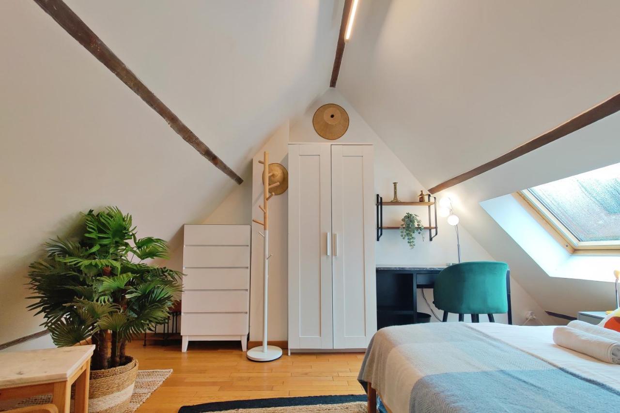 Art & Curiosity Cabinet Style Appartement With Paris View, Villa Des Ammonites Meudon Exterior photo