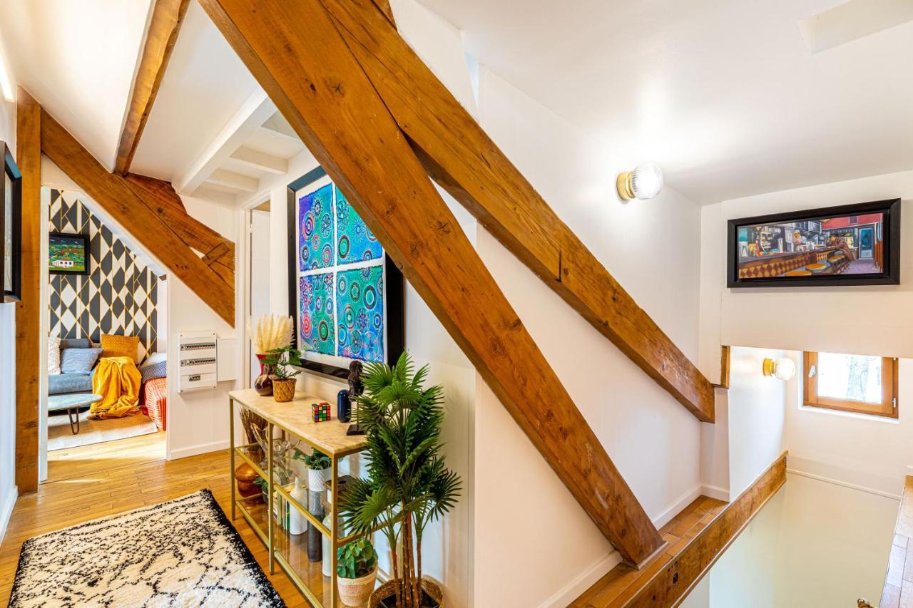 Art & Curiosity Cabinet Style Appartement With Paris View, Villa Des Ammonites Meudon Exterior photo